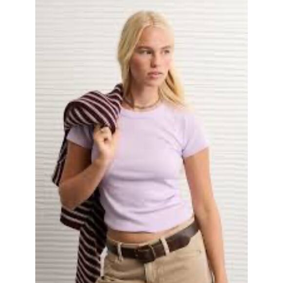Velvet by Graham & Spencer Whitney Tee Shirt in Freesia XS - Picture 1 of 1